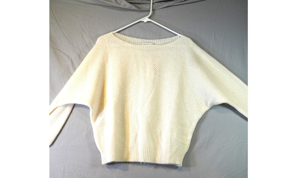 FRNCH Paris Sylvie Baby Alpaca Wool Blend Knit Sweater Boat Neck S/M NWT